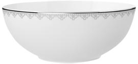 White Lace Small Salad Bowl